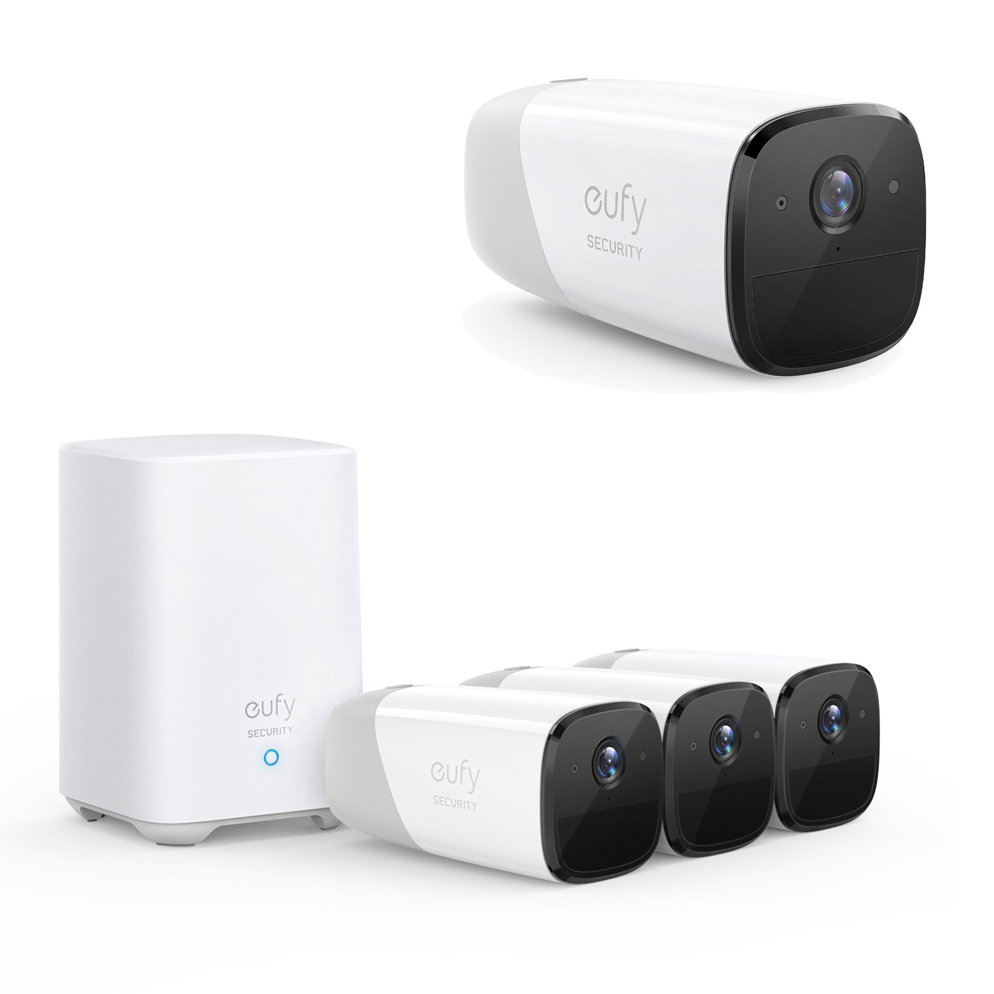 Eufy EufyCam 2 Pro - 3 Cam Kit with HomeBase 2 & EufyCam 2 Pro Add On Cam *Bundle*