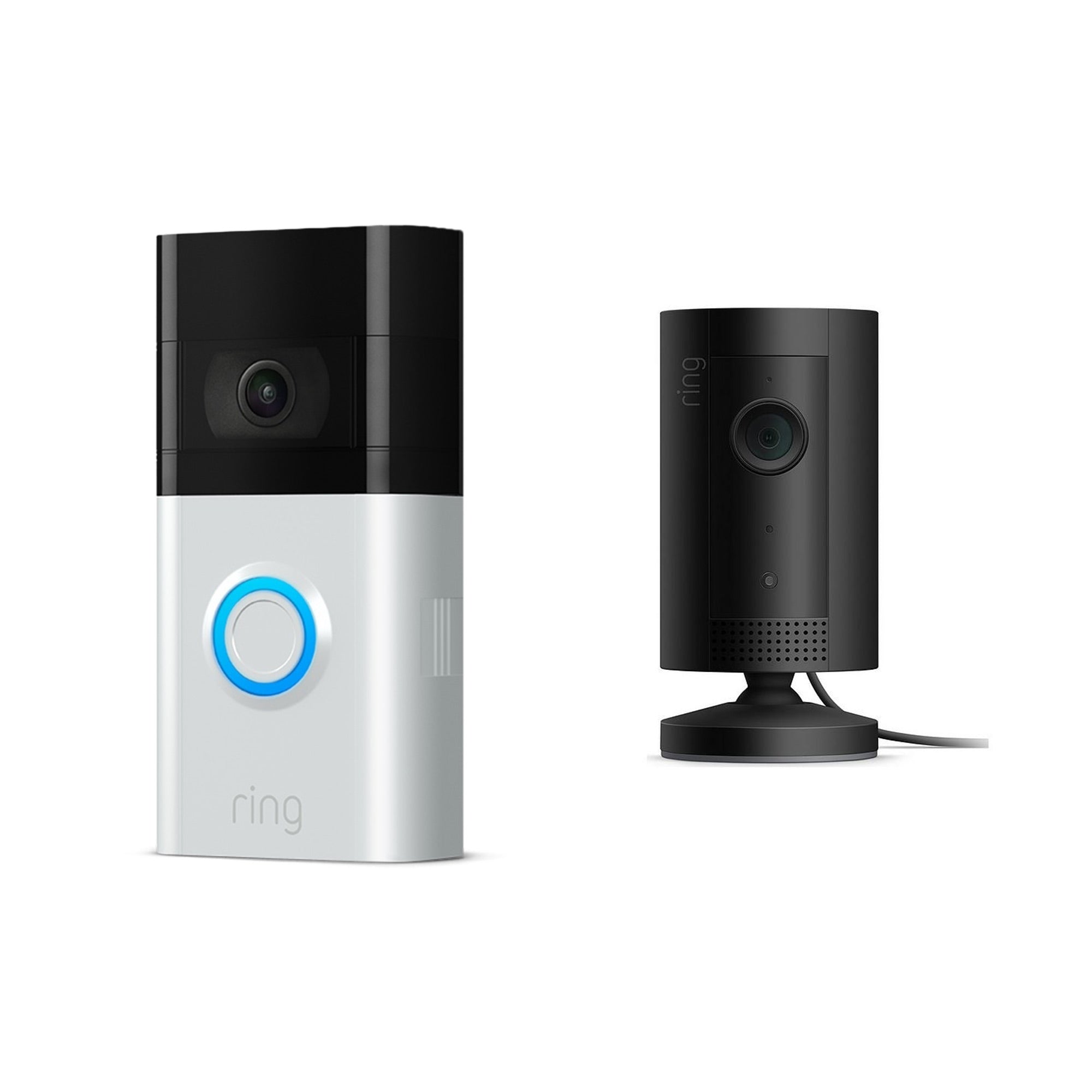 Ring Video Doorbell 3 & Indoor Camera Black *BUNDLE*