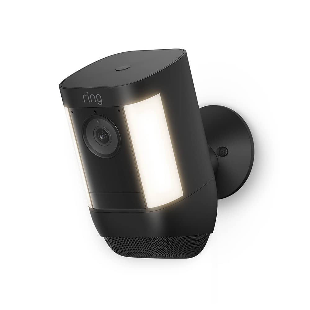 Ring Spotlight Cam Pro Battery Black