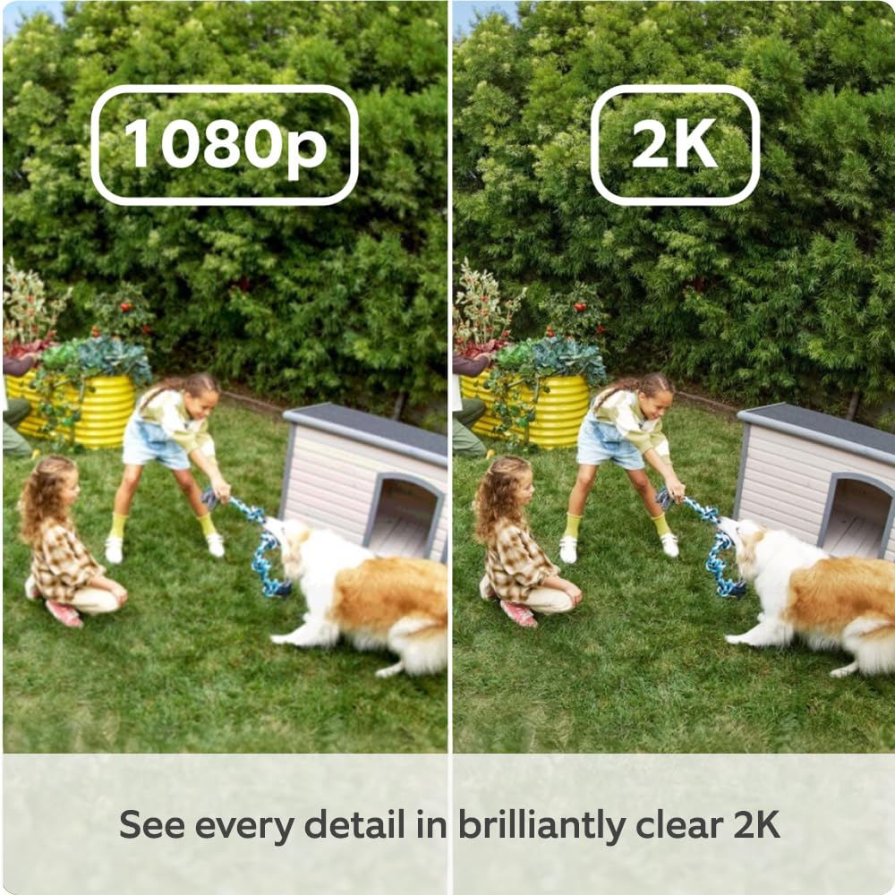 New Ring Outdoor Camera Plus (Plug-in) | 2K Black