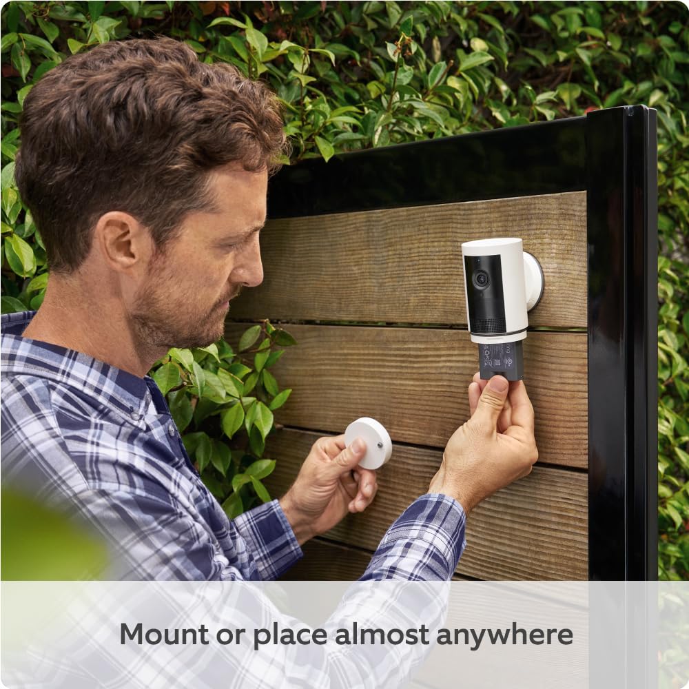 New Ring Outdoor Camera Plus (Battery) | 2K White