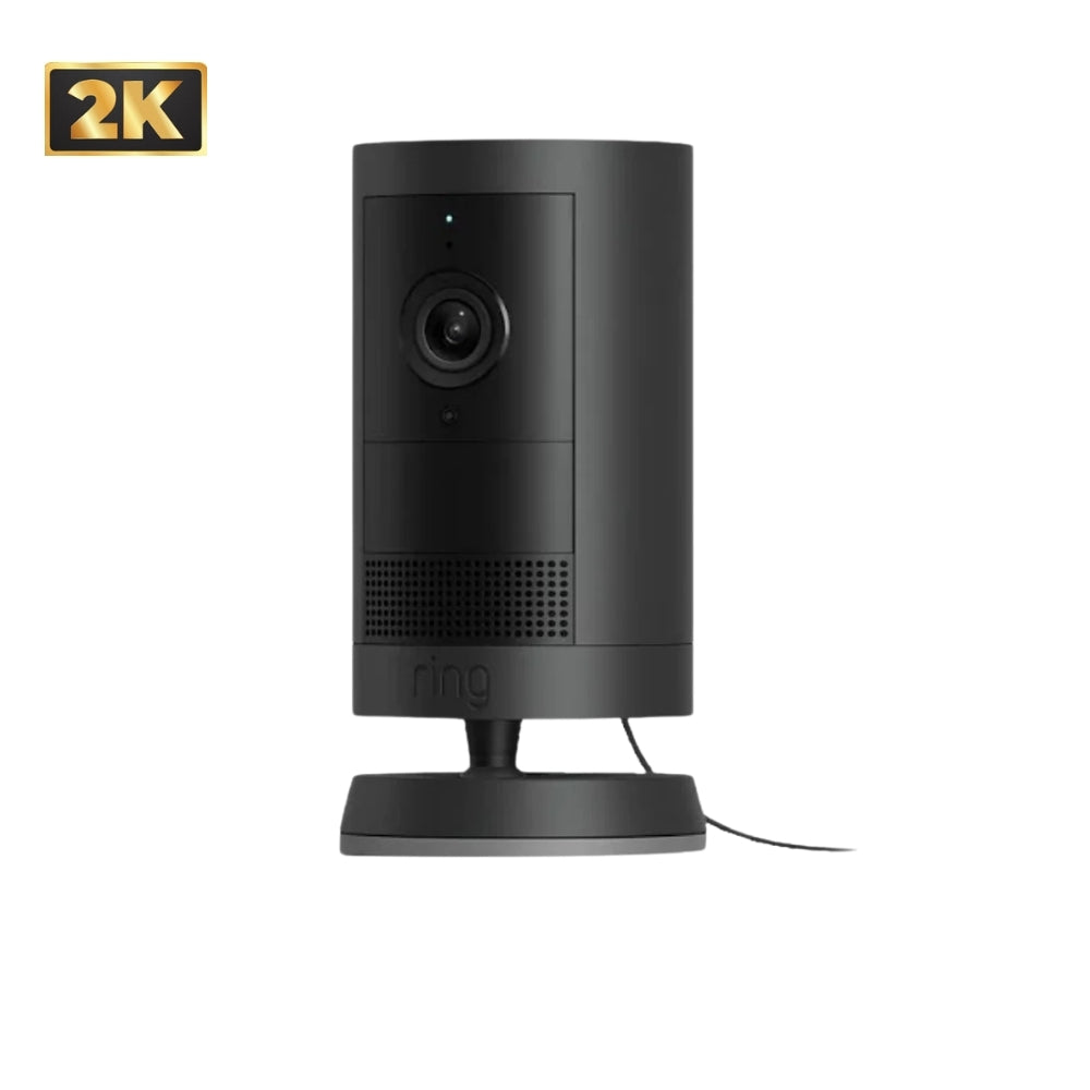 New Ring Outdoor Camera Plus (Plug-in) | 2K Black