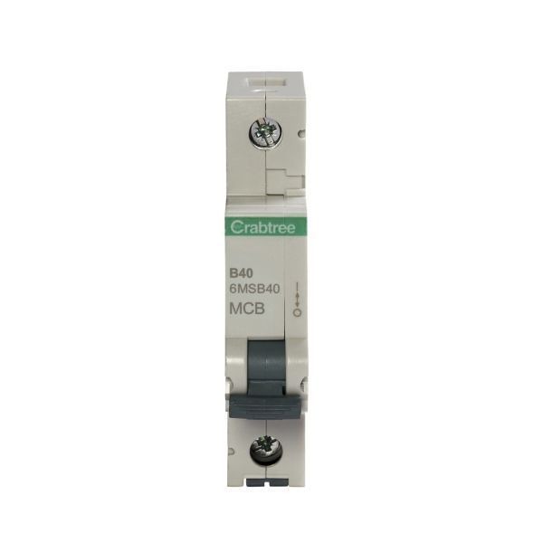 Crabtree 40A SP Type B 6kA MCB