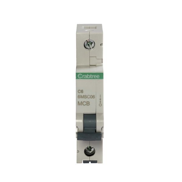 Crabtree 6A SP Type C 6kA MCB