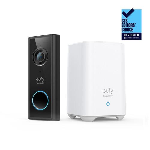 Eufy Video Doorbell 2K (Battery-Powered) with HomeBase 2 and EufyCam 2 Pro Add On Cam *BUNDLE*