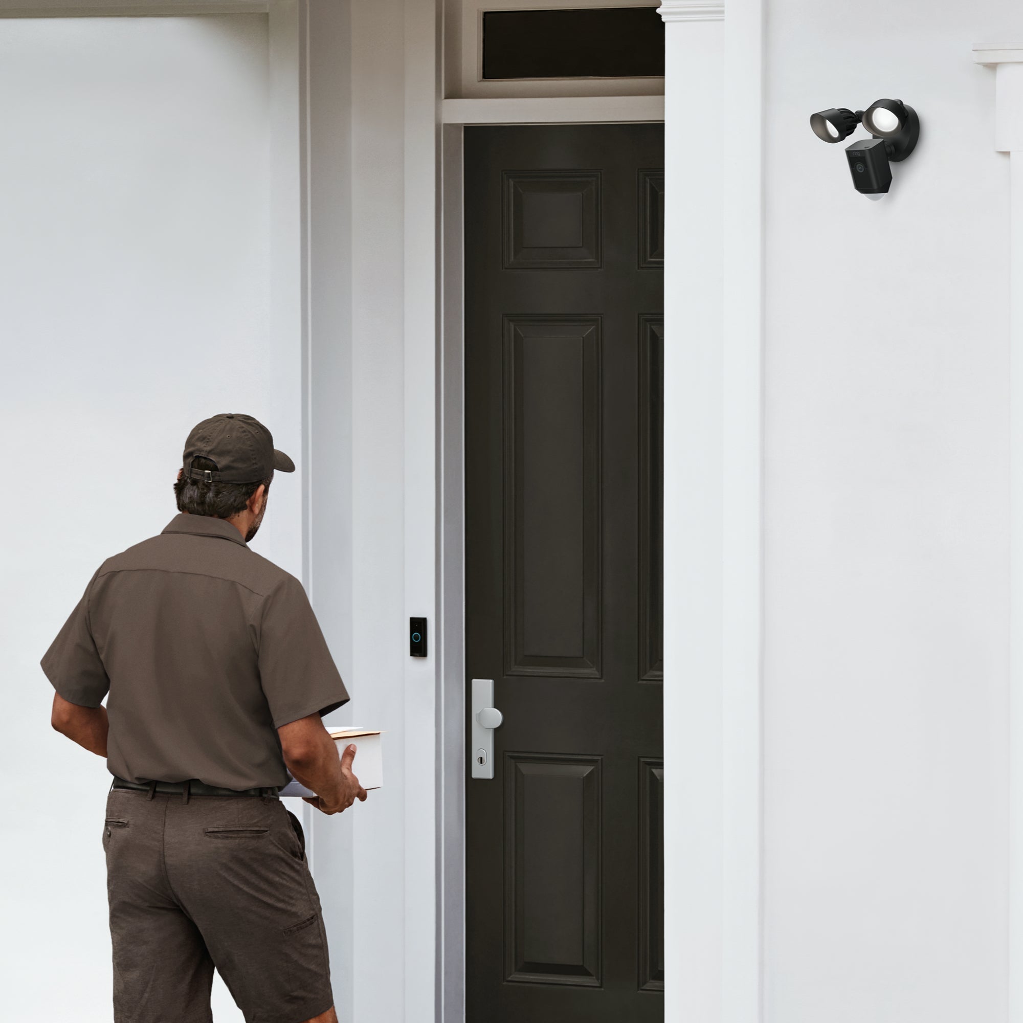 Ring Floodlight Cam Wired Plus Black