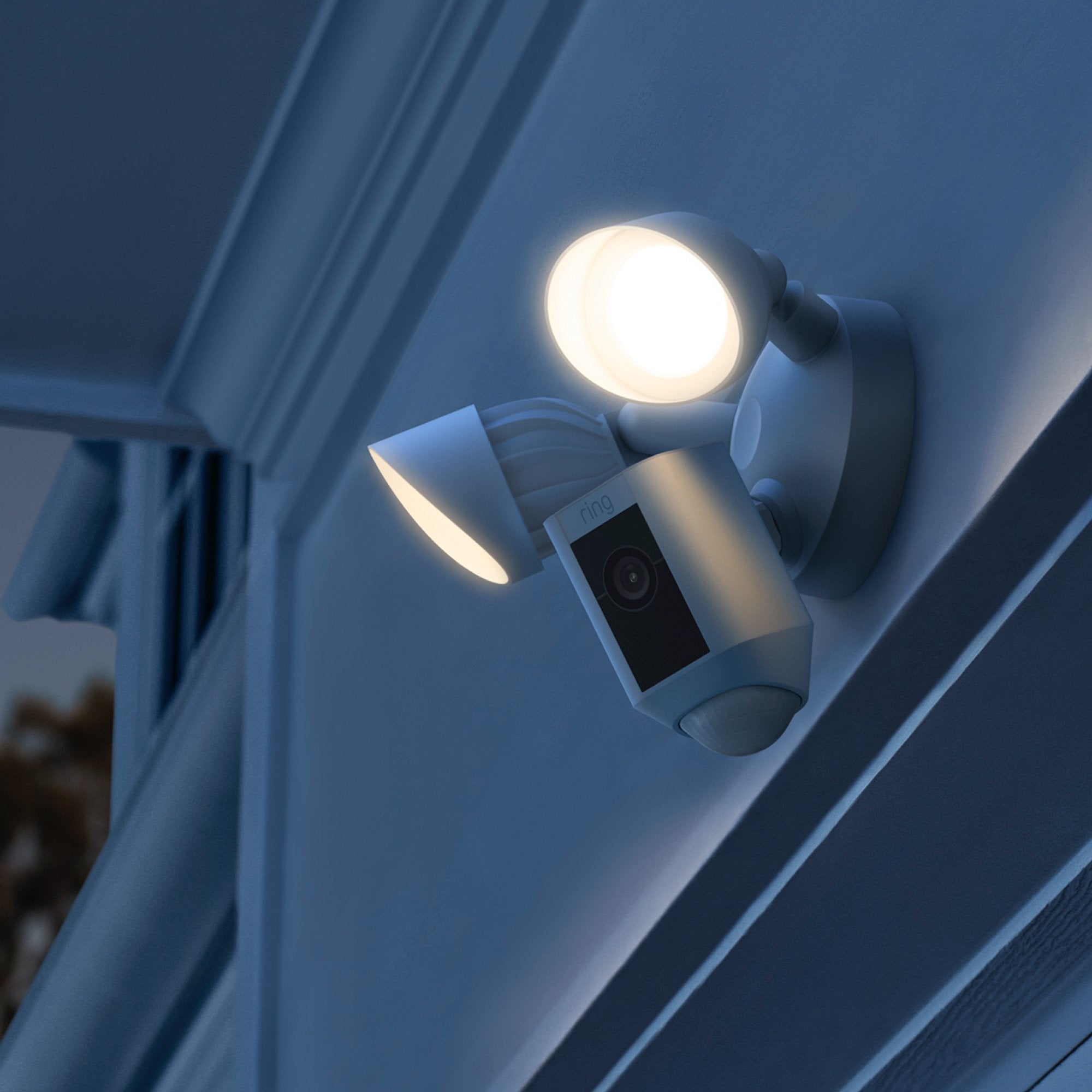 Ring Floodlight Cam Wired Plus White