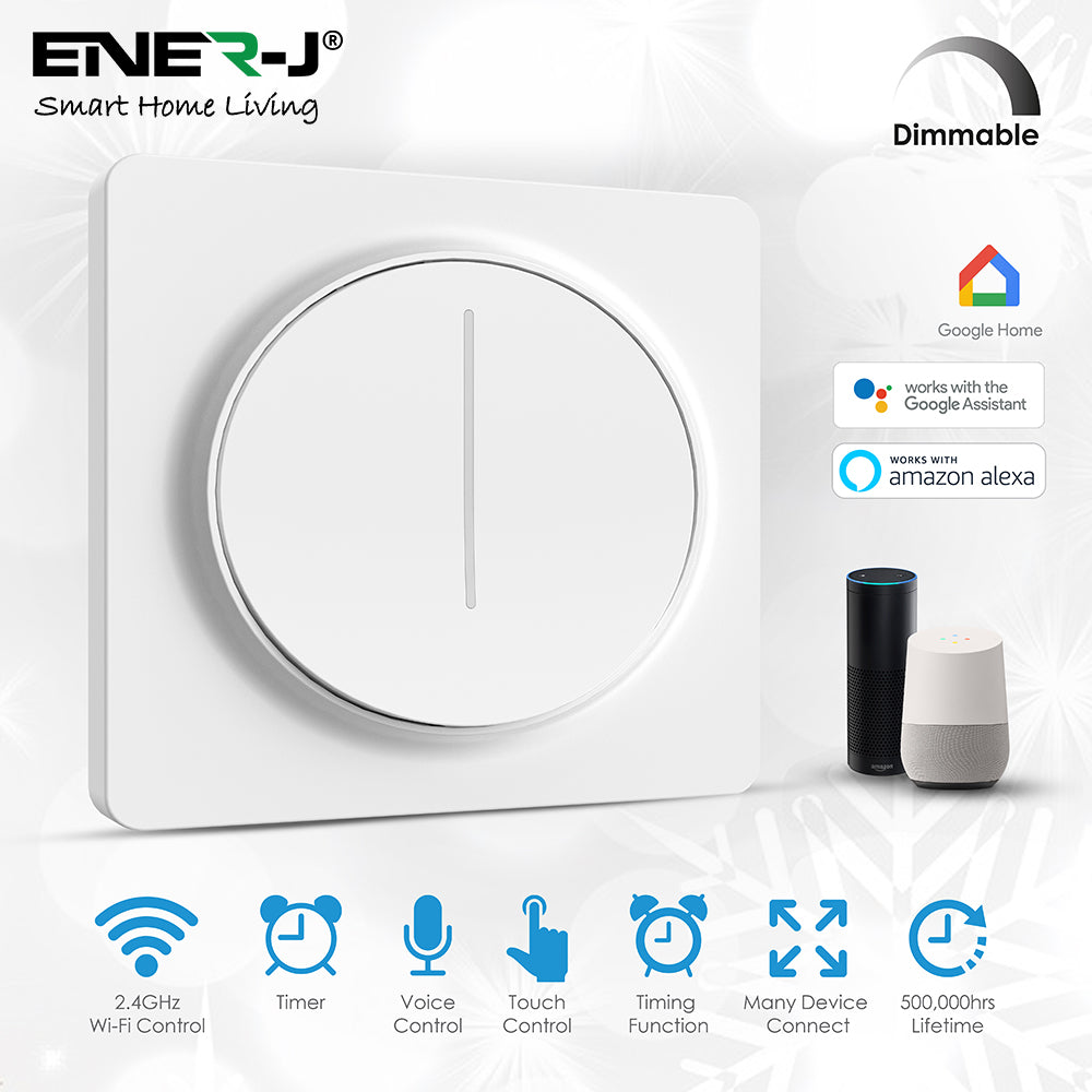 Ener-J Smart Wi-Fi 1 Gang Dimmable Touch Switch (SHA5299)