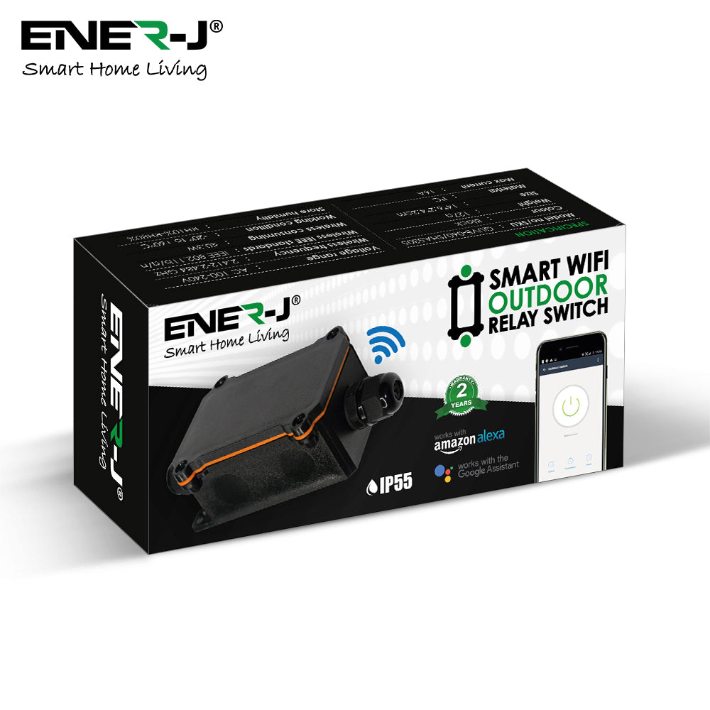 Ener-J Smart WiFi Outdoor Relay Switch