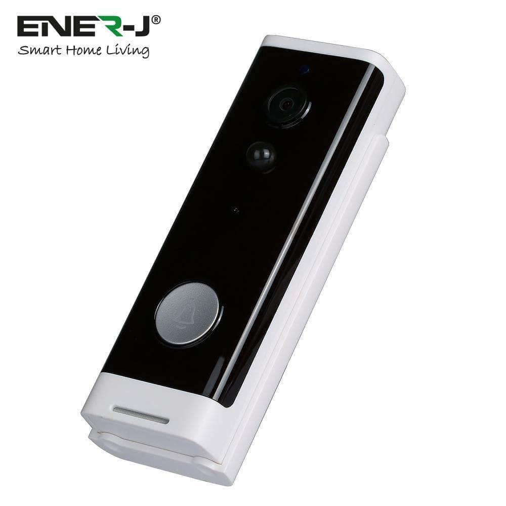ENER-J Smart Wi-Fi Battery Doorbell 1080p with Plug in Chime SHA5307