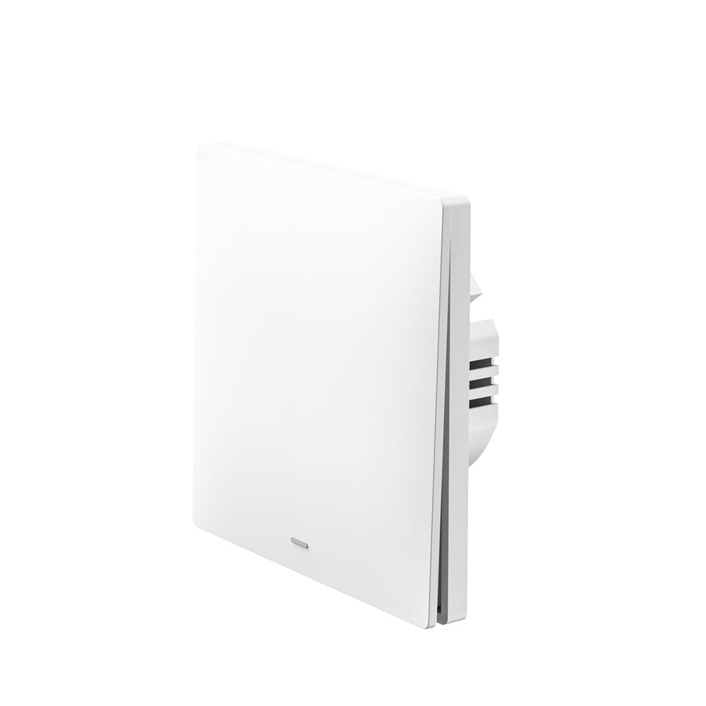 Ener J 1 Gang Smart Push Button Mechanical Light Switch, No Neutral Needed, APP & Voice Control