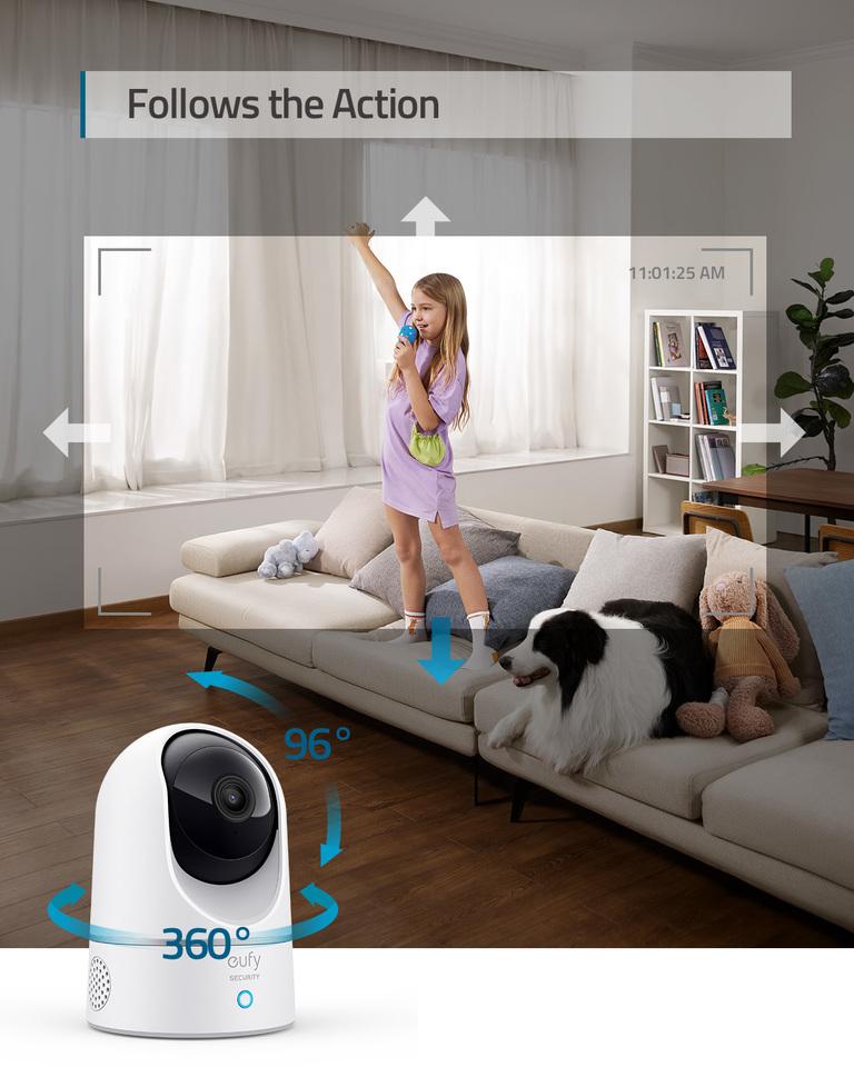 Eufy EufyCam 2 Pro - 2 Cam Kit with HomeBase 2 & Indoor Cam 2K Pan and Tilt *Bundle*