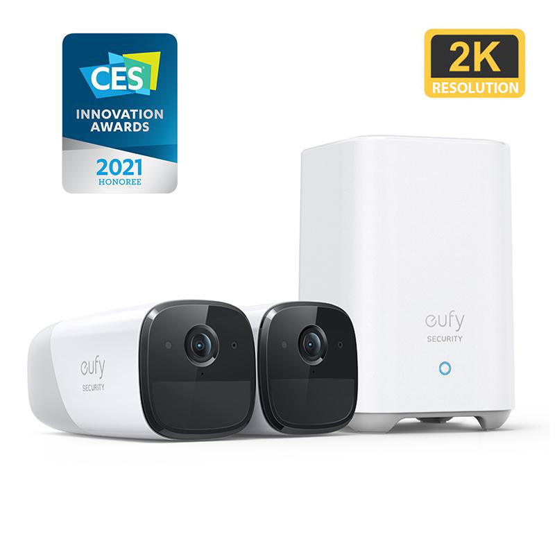 EufyCam 2 Pro - 2 Cam Kit with HomeBase 2 (2K)