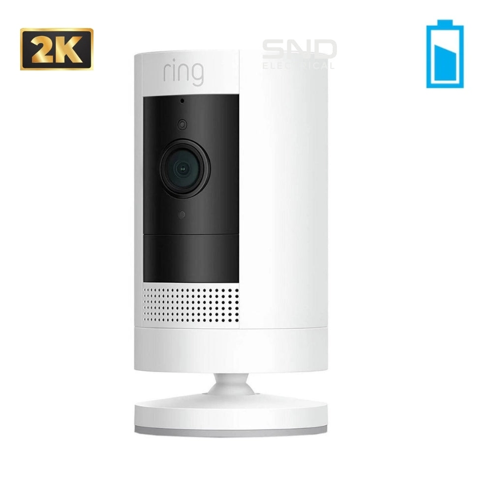 New Ring Outdoor Camera Plus (Battery) | 2K White