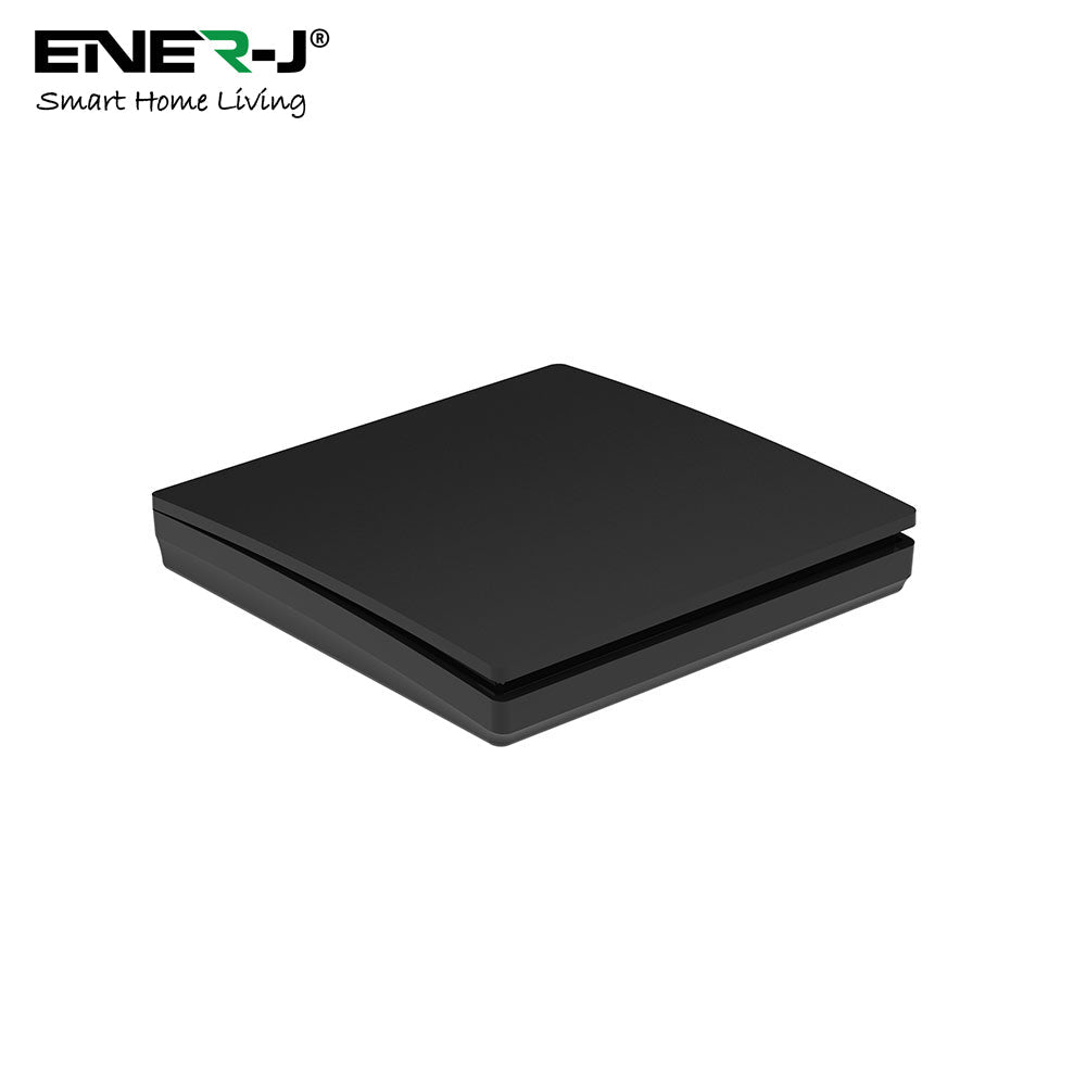 Ener-J 1 Gang Wireless Kinetic Switch ECO RANGE - Black WS1050B