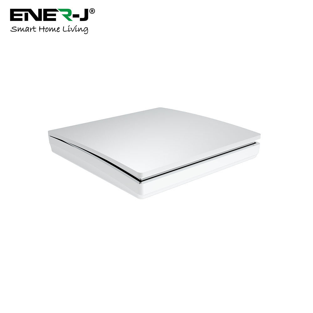 Ener-J 1 Gang Wireless Kinetic Switch ECO RANGE - Silver (WS1050XS)