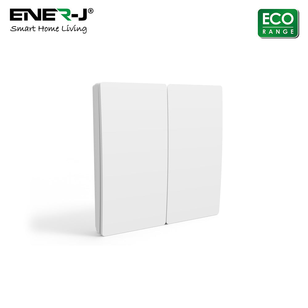 Ener-J 2 Gang Wireless Kinetic Switch WS1051X