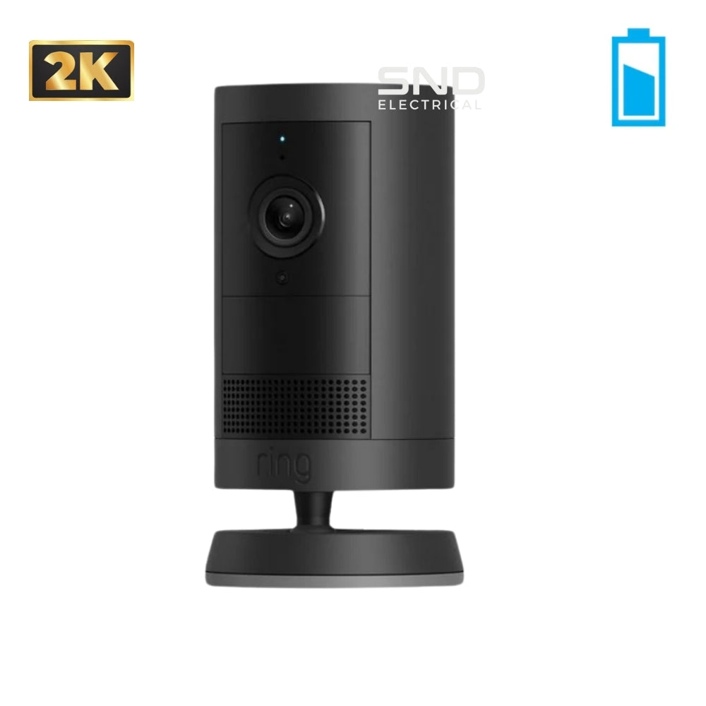 New Ring Outdoor Camera Plus (Battery) | 2K Black