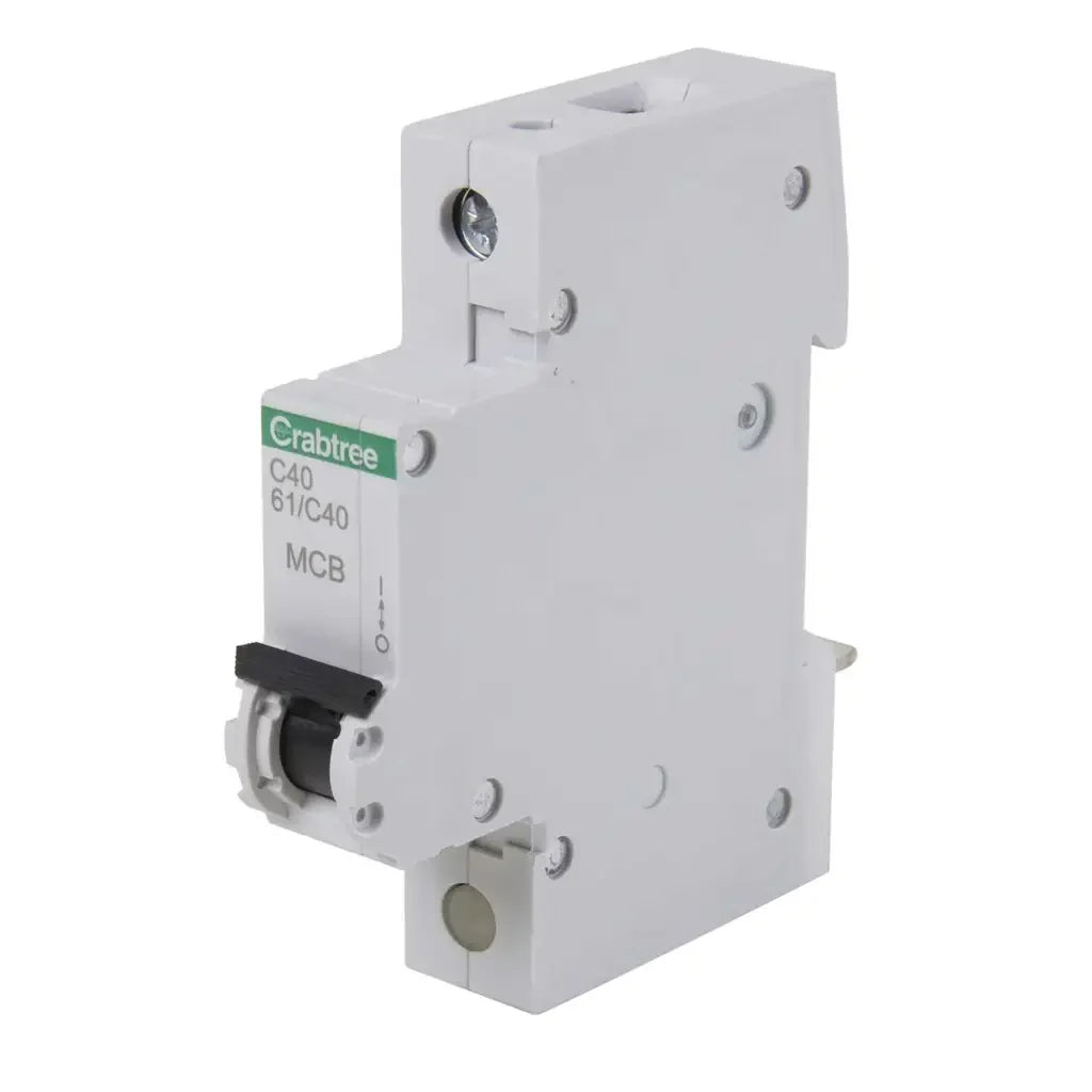 Crabtree 40A SP Type C 6kA MCB