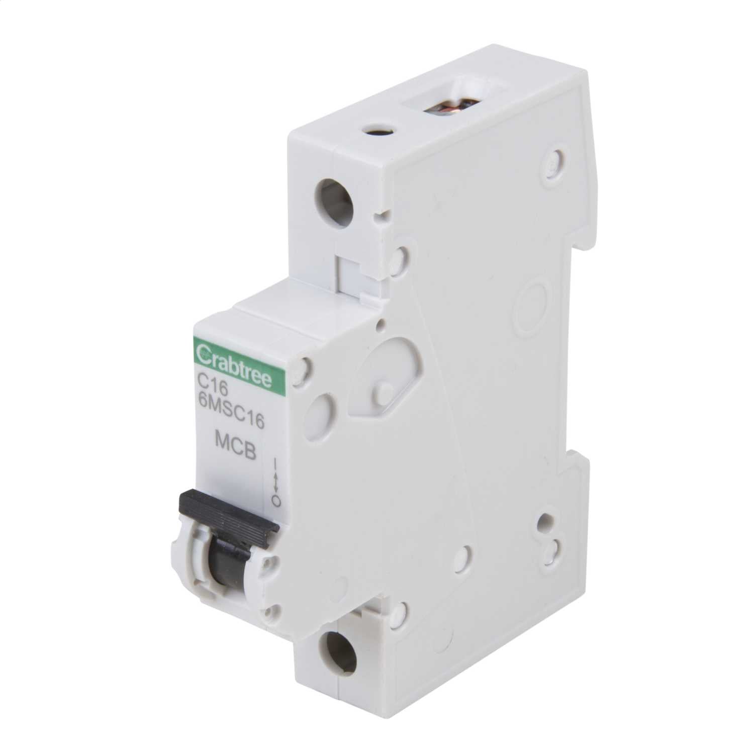 Crabtree 16A SP Type C 6kA MCB