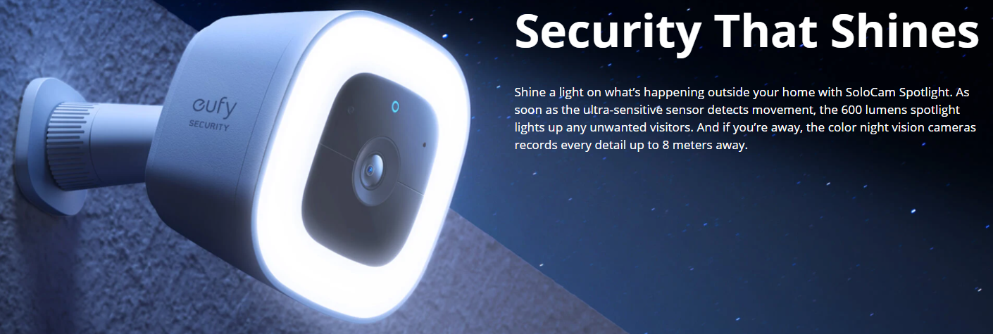 Eufy Motion Activated Spotlight (Solo L40)