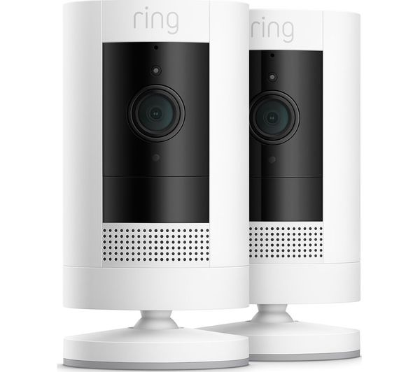Ring Stick Up Cam Battery White 2 PACK (3rd Gen)